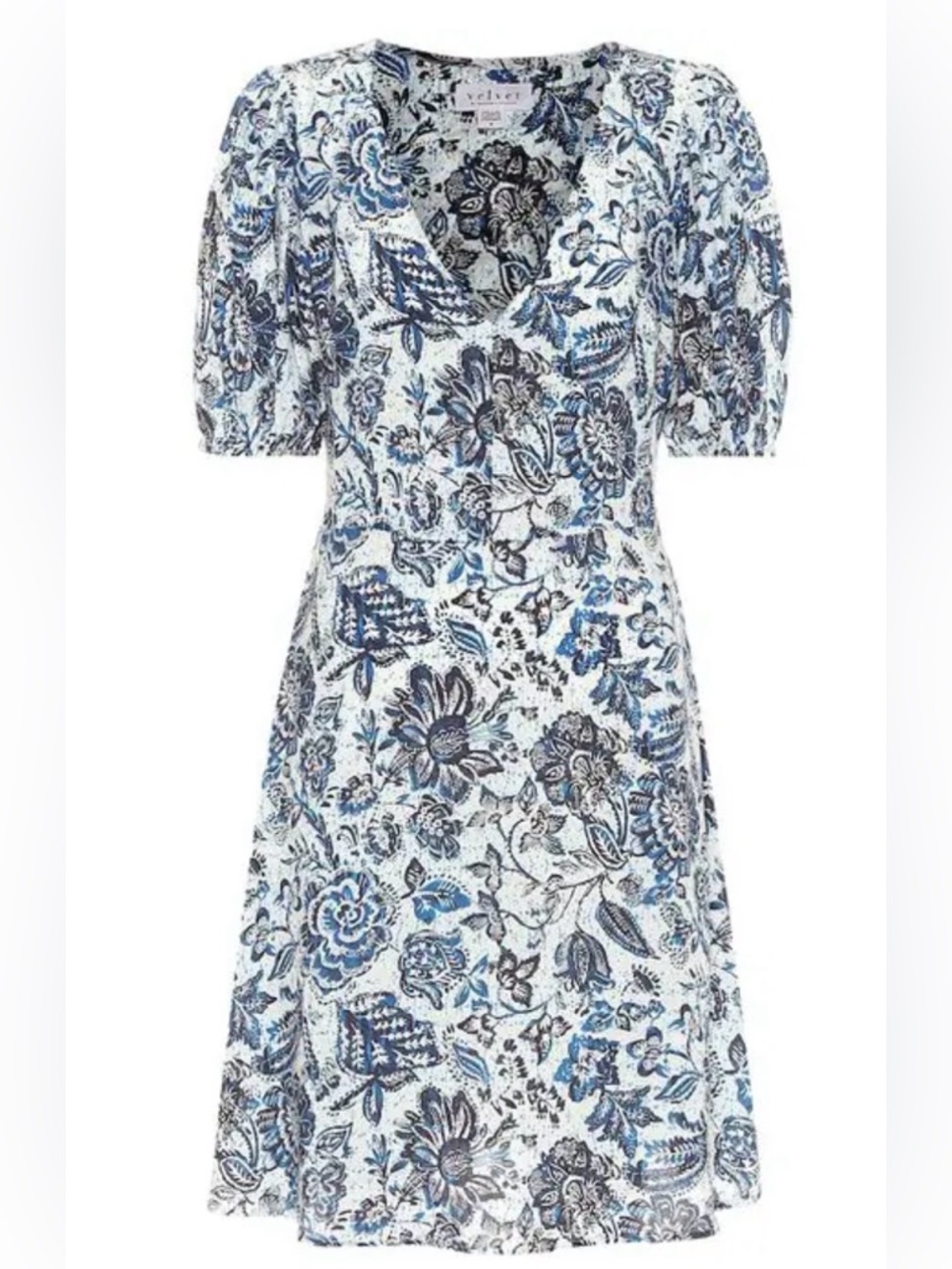 Velvet Floral Shani Mini Dress